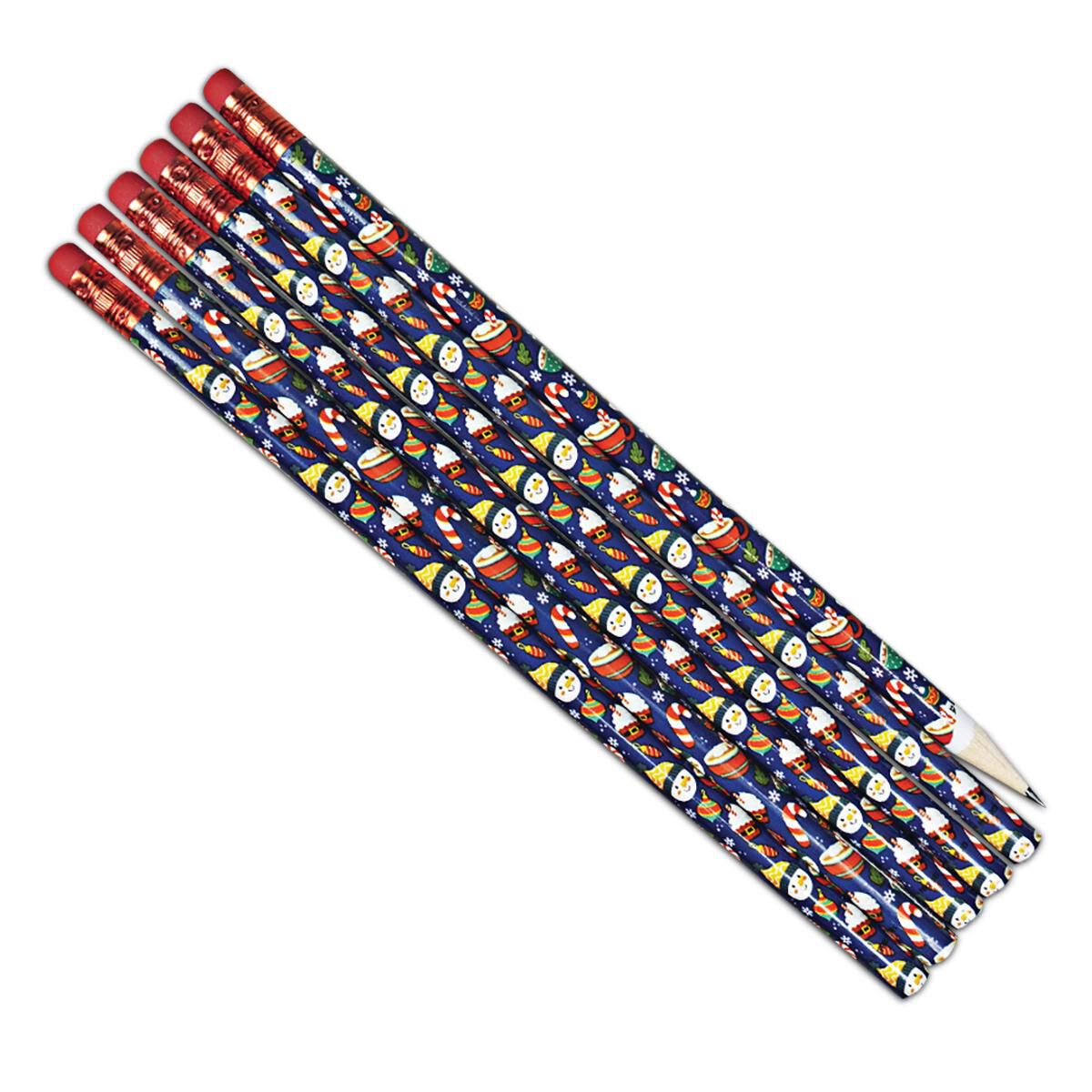  Christmas Scented Pencils Pack 