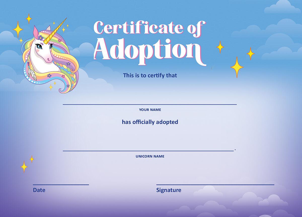 Thumbnail 4Adopt-a-Plush: Unicorn