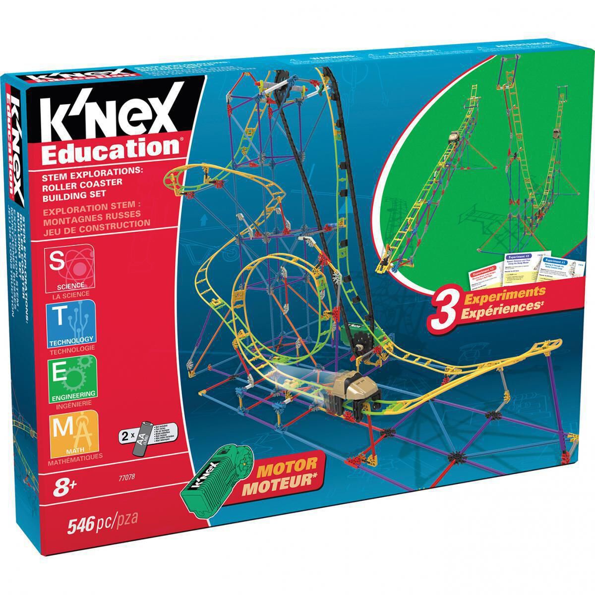  K'Nex&reg; STEM Explorations Roller Coaster Building Set 