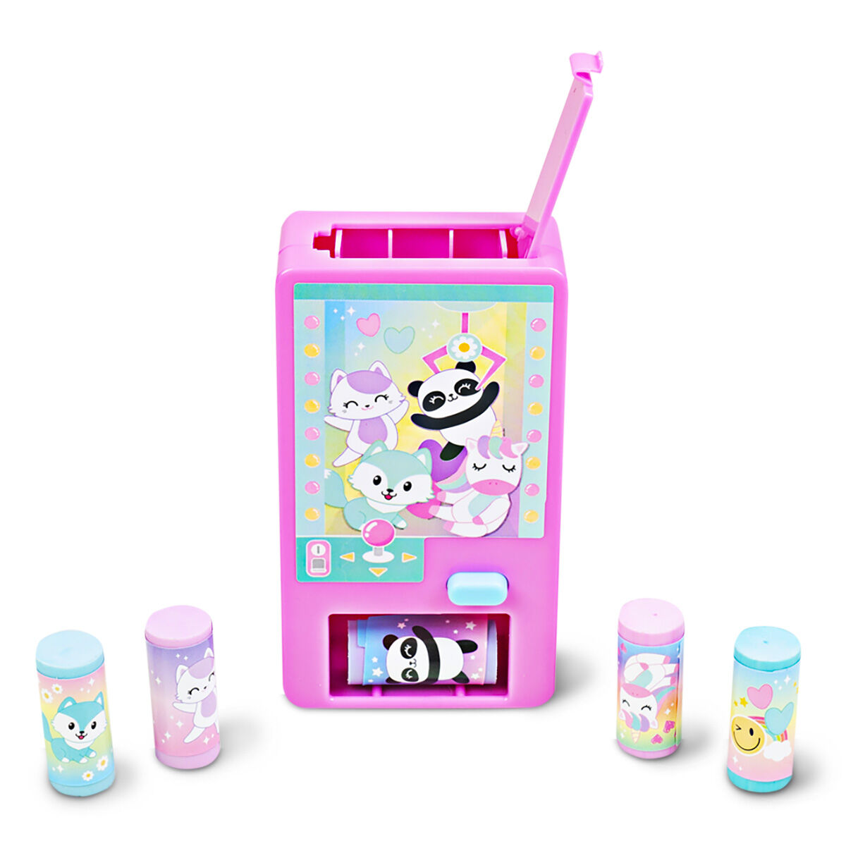 Thumbnail 5 Claw Machine Eraser Set: Pink 