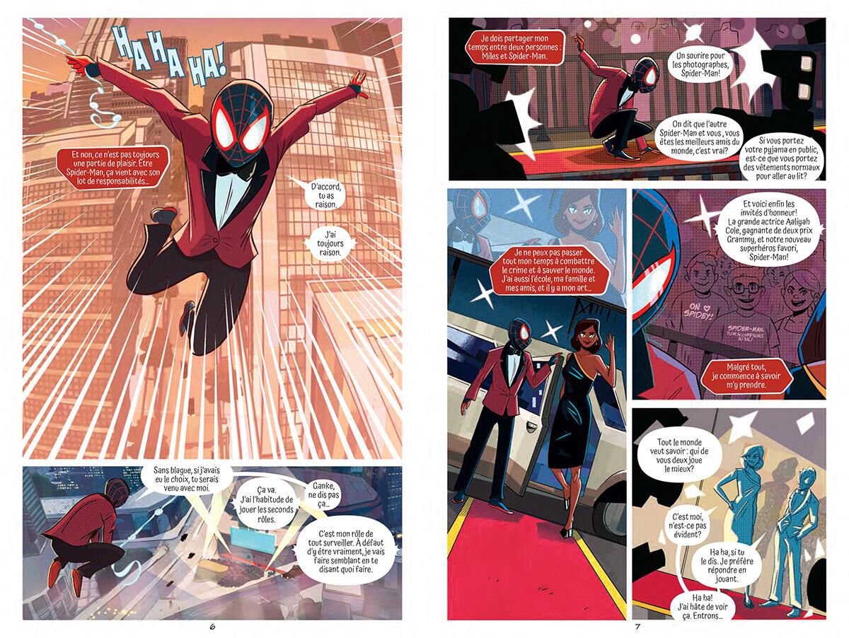 Thumbnail 3 Marvel : Spider-Man la bande dessin&eacute;e : Miles Morales : Monde fig&eacute; 