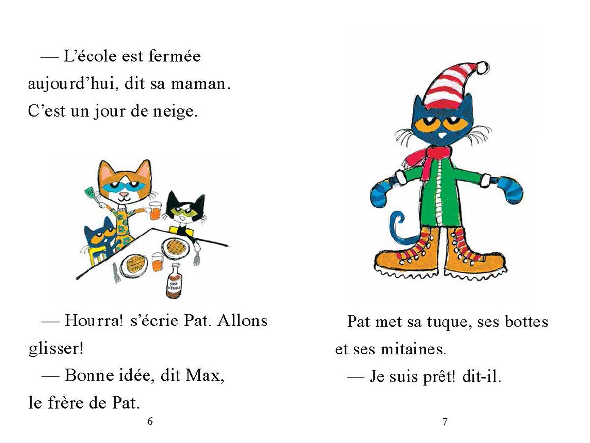 Thumbnail 4 Ensemble Je lis avec Pat le chat : Jour de neige - 5 livres 