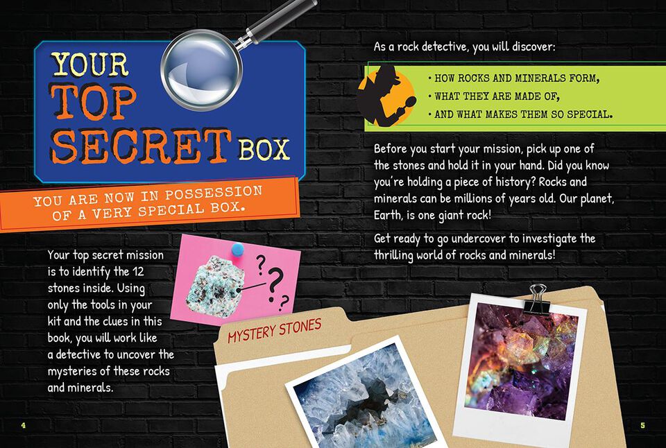 Top Secret Rocks and Minerals | Scholastic Canada Book Clubs
