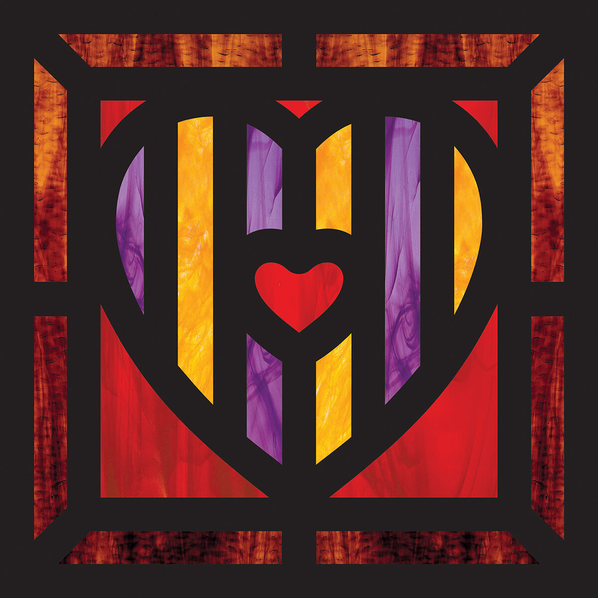 Thumbnail 5Stained Glass Heart Frames