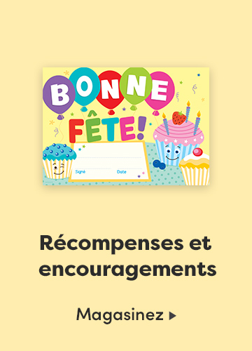 Récompenses et encouragements