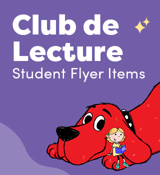 Club de lecture student flyer items