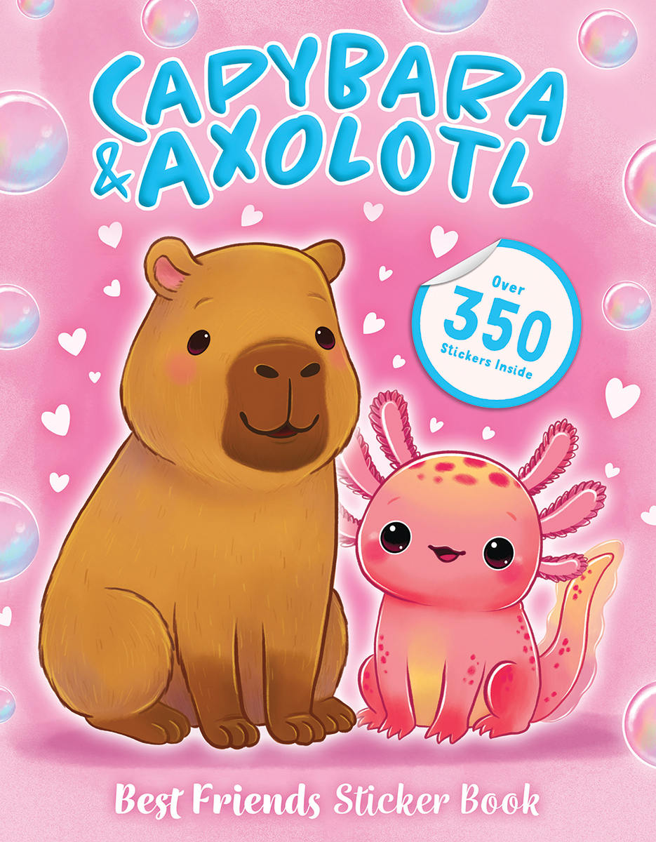 Capybara & Axolotl: Best Friends Sticker Book