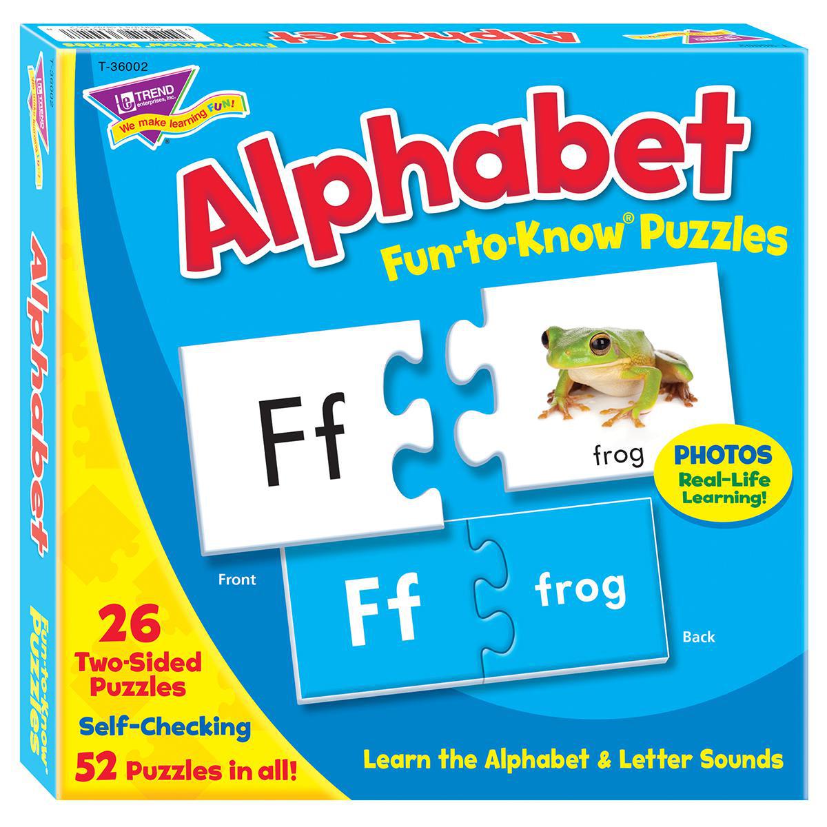  Fun to Know Puzzles: Alphabet 