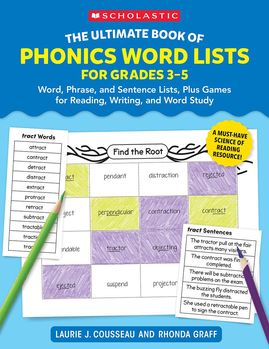  The Ultimate Book of Phonics Word Lists: Grades 3-5 