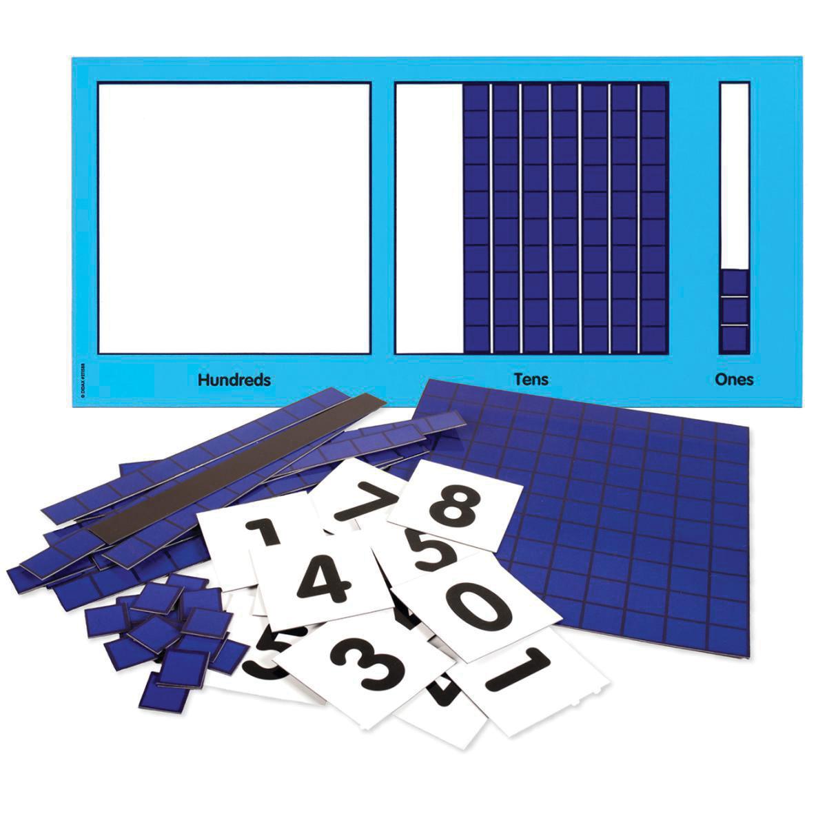  Magnetic Base Ten Place Value Set 