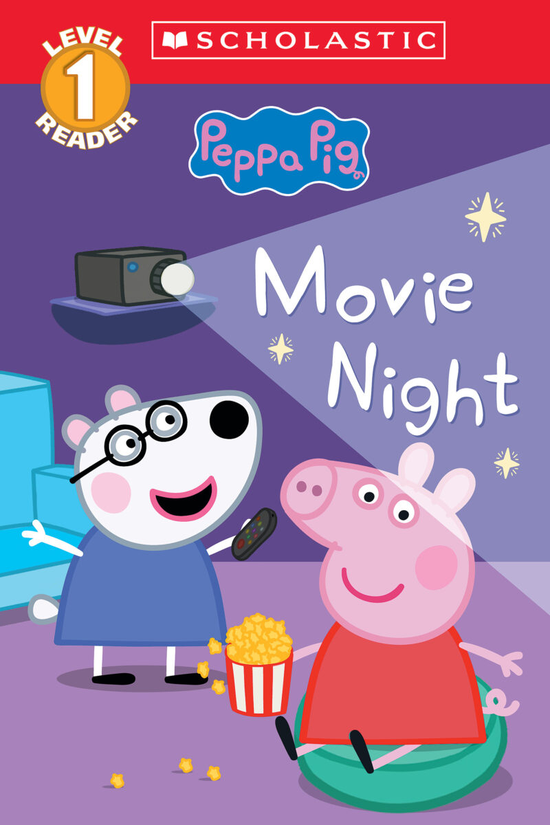  Scholastic Reader Lvl 1: Peppa Pig: Movie Night 