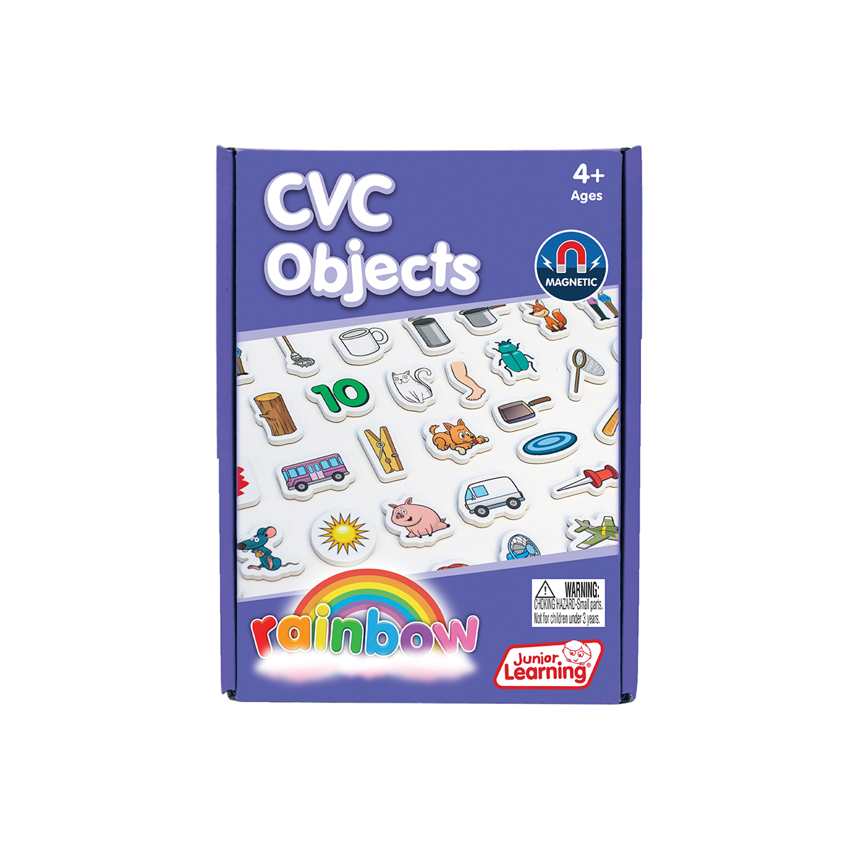 Rainbow CVC Magnetic Foam Objects