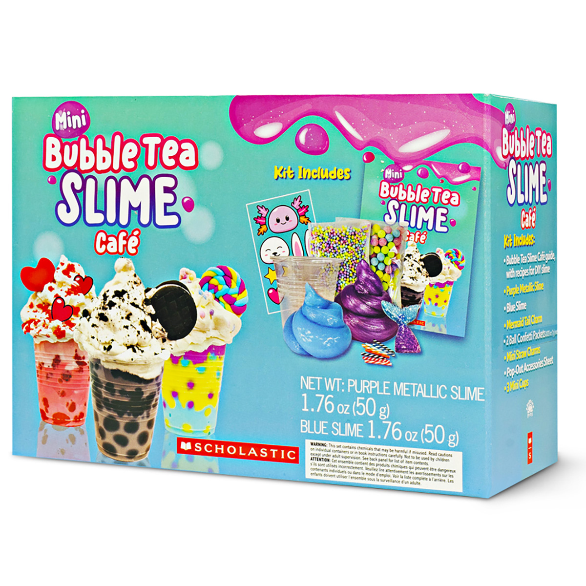  Mini Bubble Tea Slime Café 