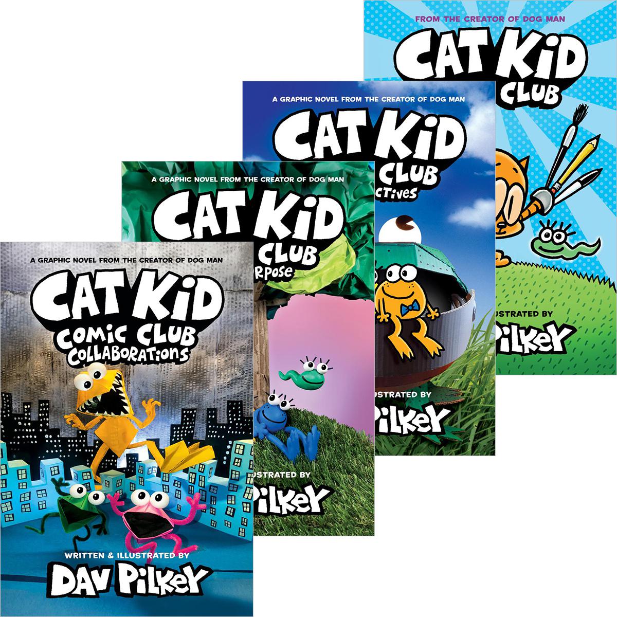  Cat Kid Comic Club #1-#4-Library-Bound Pack 