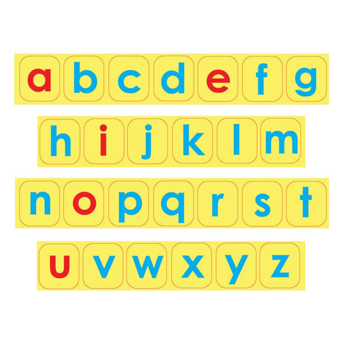 Lowercase Letter Foam Magnets