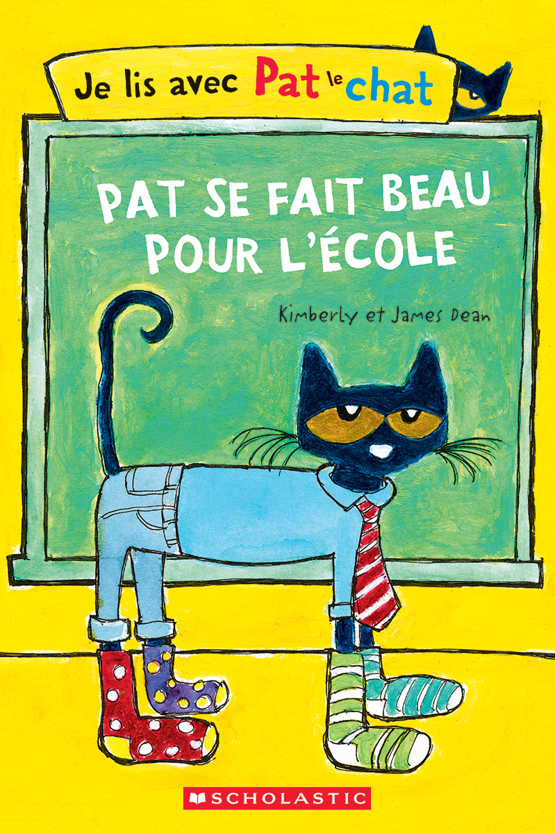Je lis avec Pat le chat : Pat se fait beau pour l'&eacute;cole