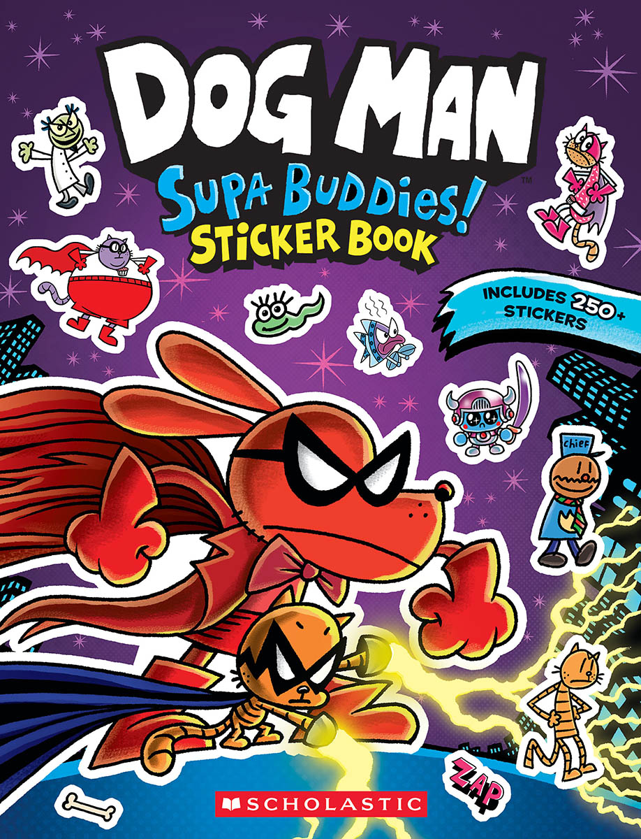  Dog Man: Supa Buddies! Sticker Book 