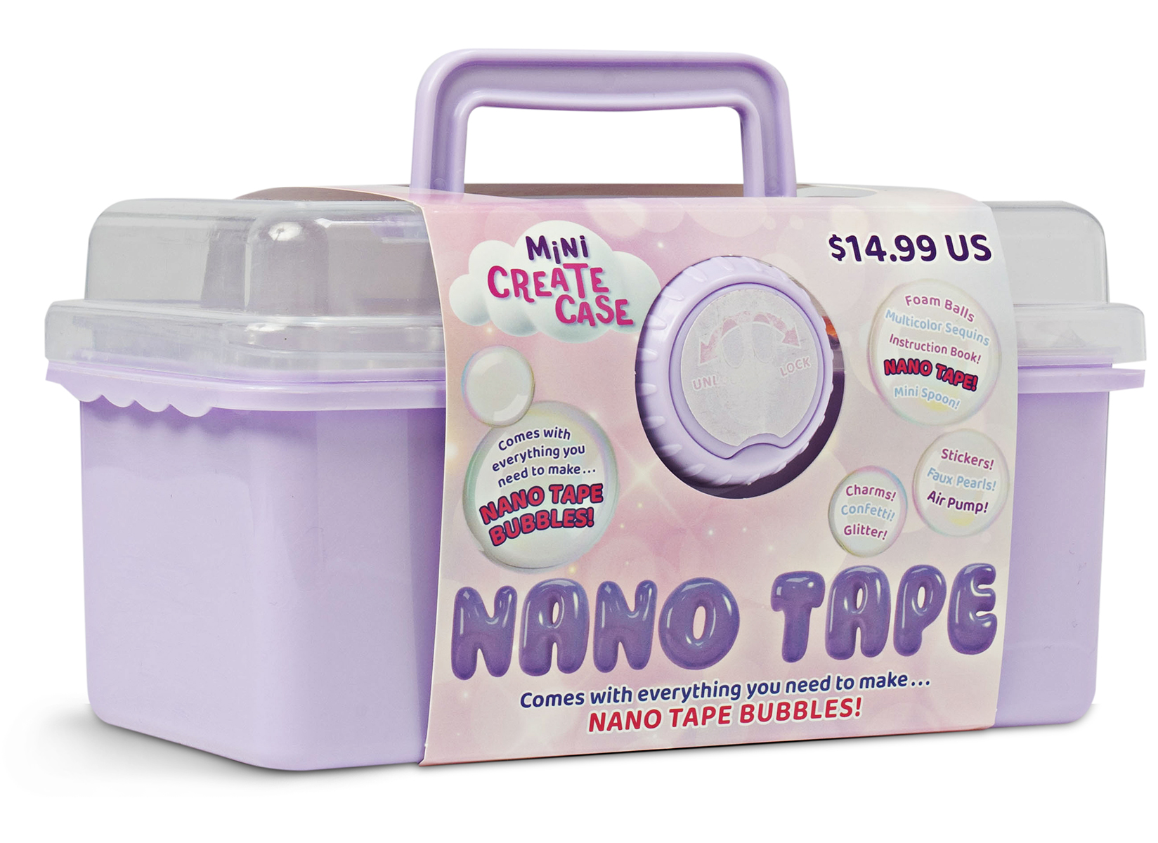 Mini Create Case: Nano Tape Bubbles