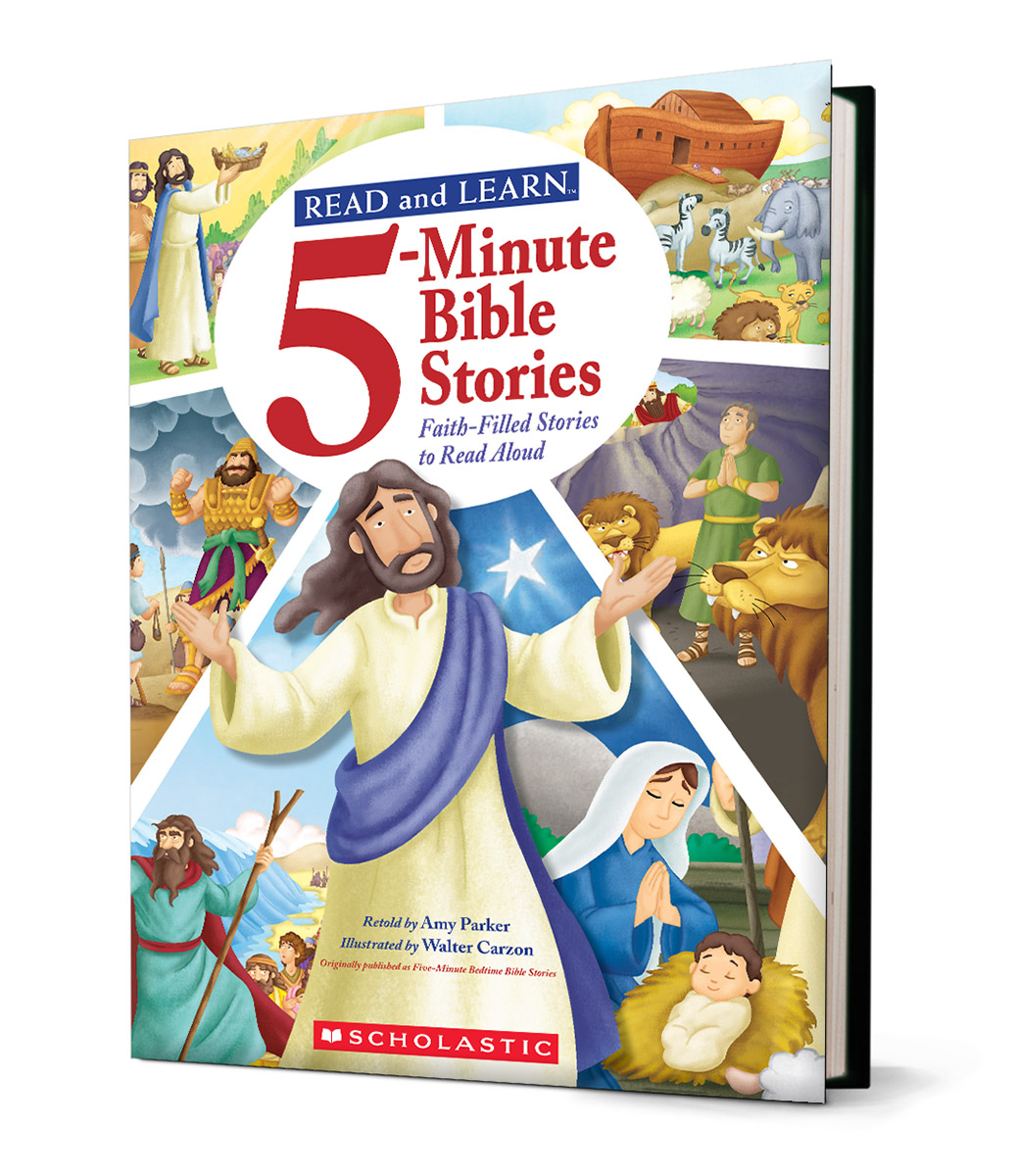  Read and Learn: 5-Minute Bible Stories: Faith-Filled Stories to Read Aloud 