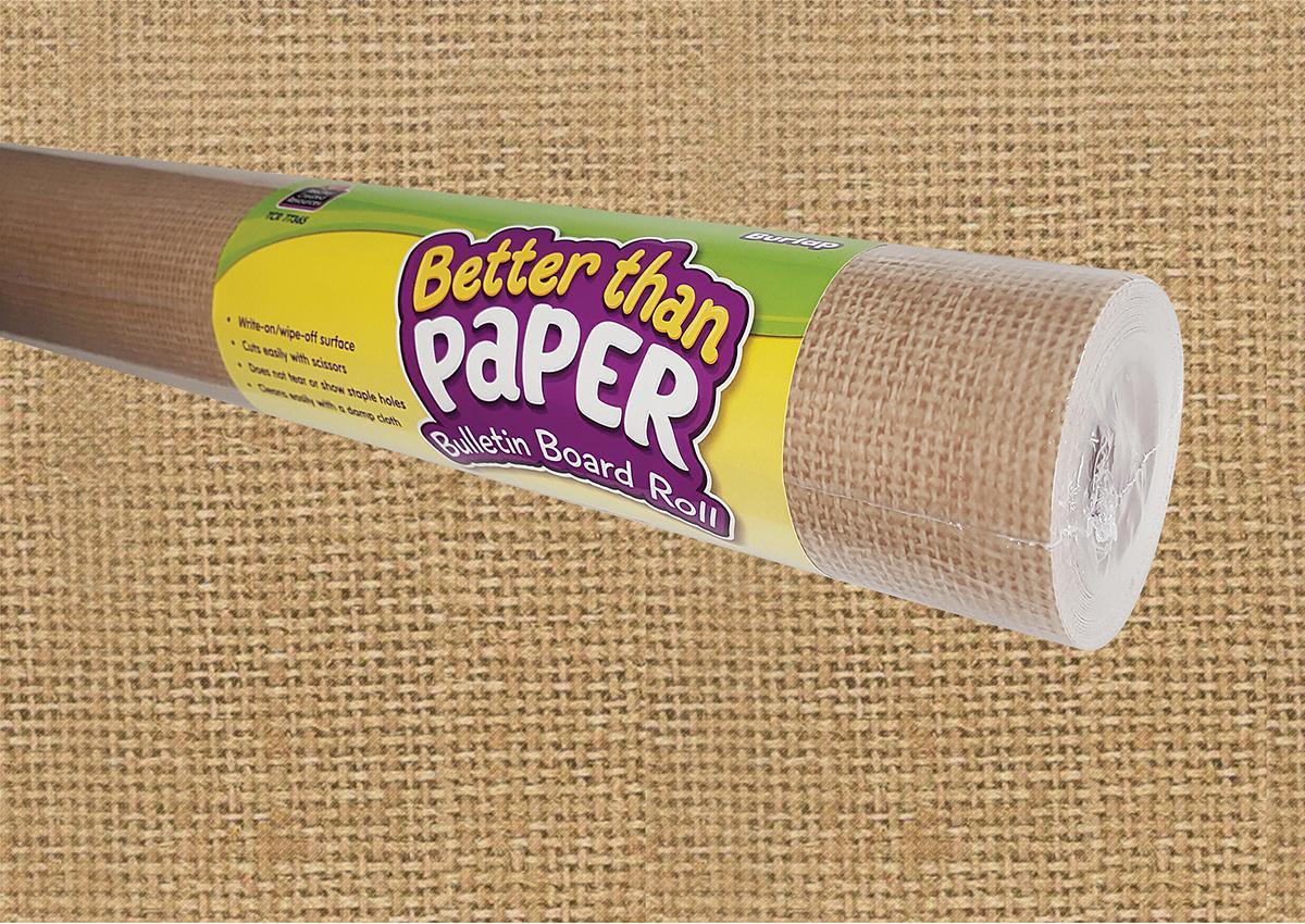 Better Than Paper Bulletin Board Roll: Burlap