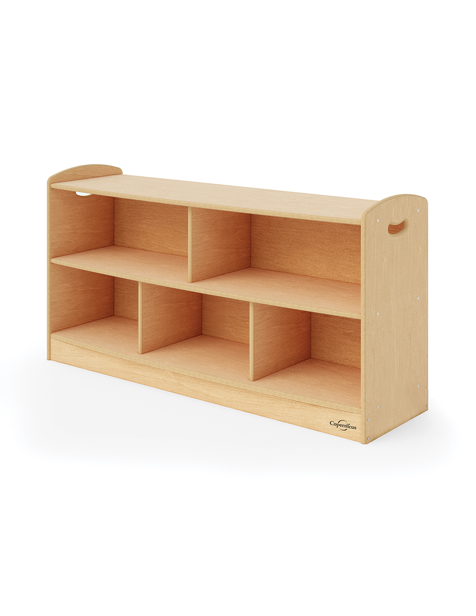 Seoras 2-Level Shelf with Casters (Solid Kickplate)