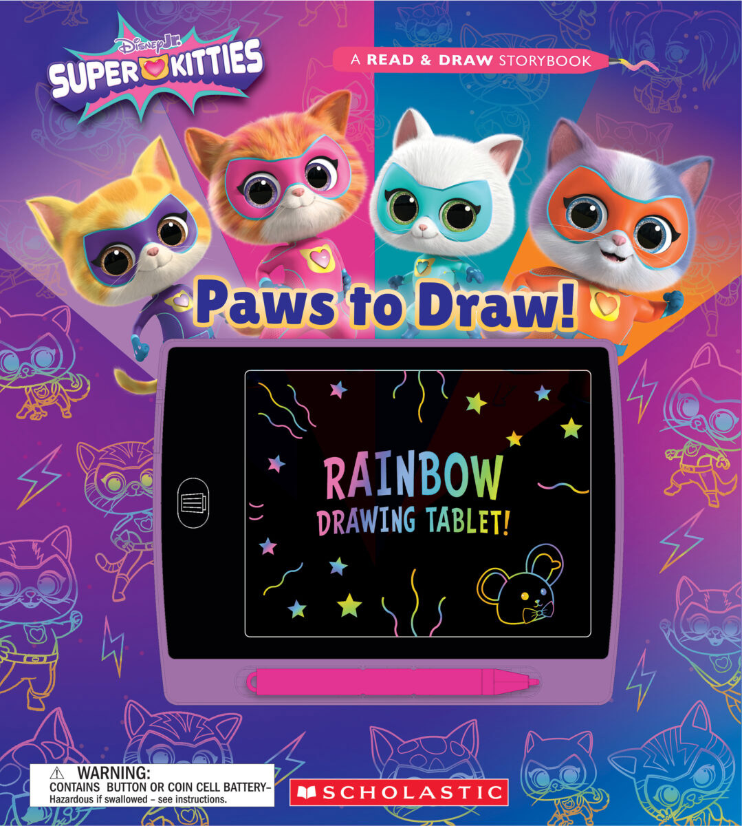 SuperKitties: Paws to Draw! A Read & Draw Storybook with Rainbow Drawing Tablet