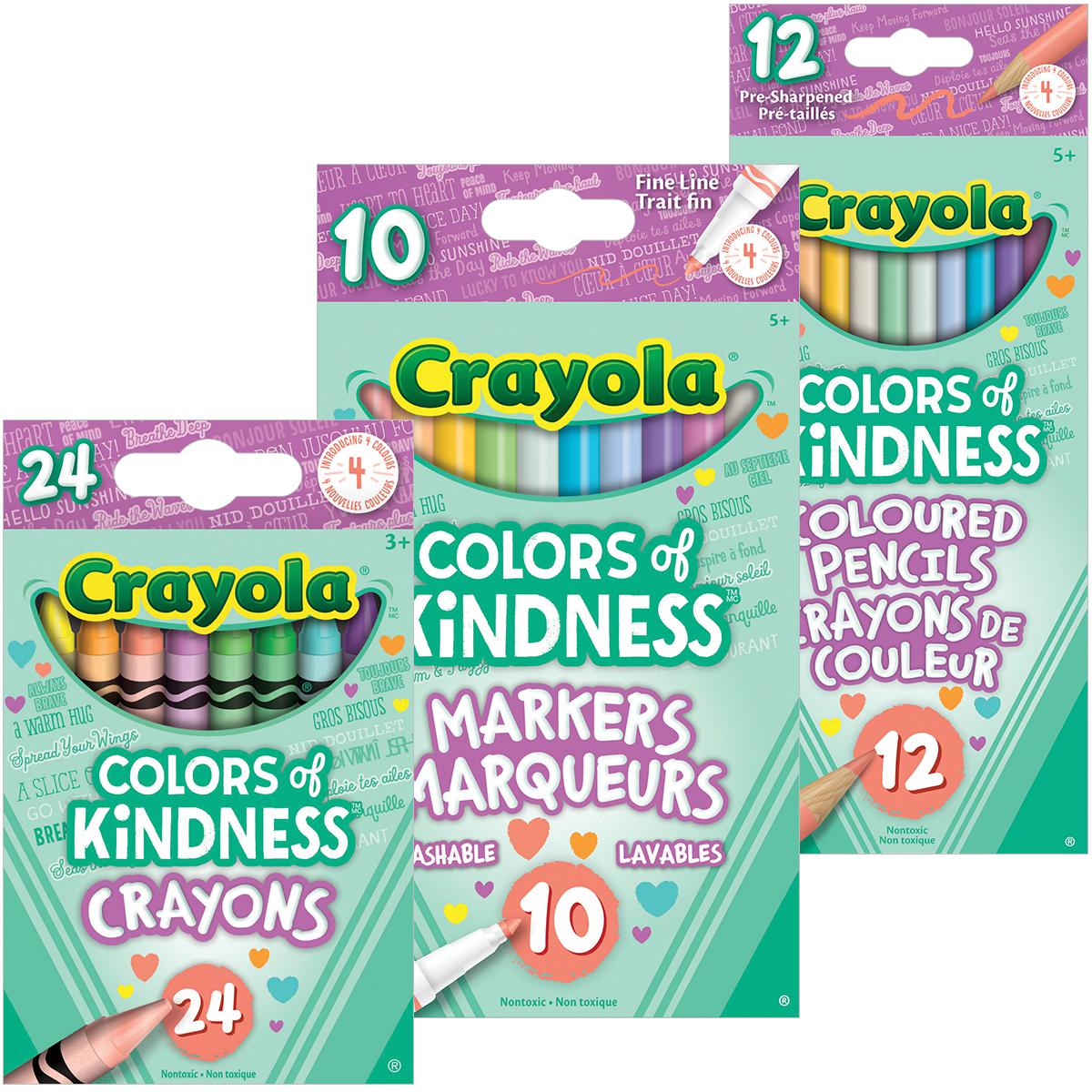  Crayola: Colors of Kindness 3-Pack 