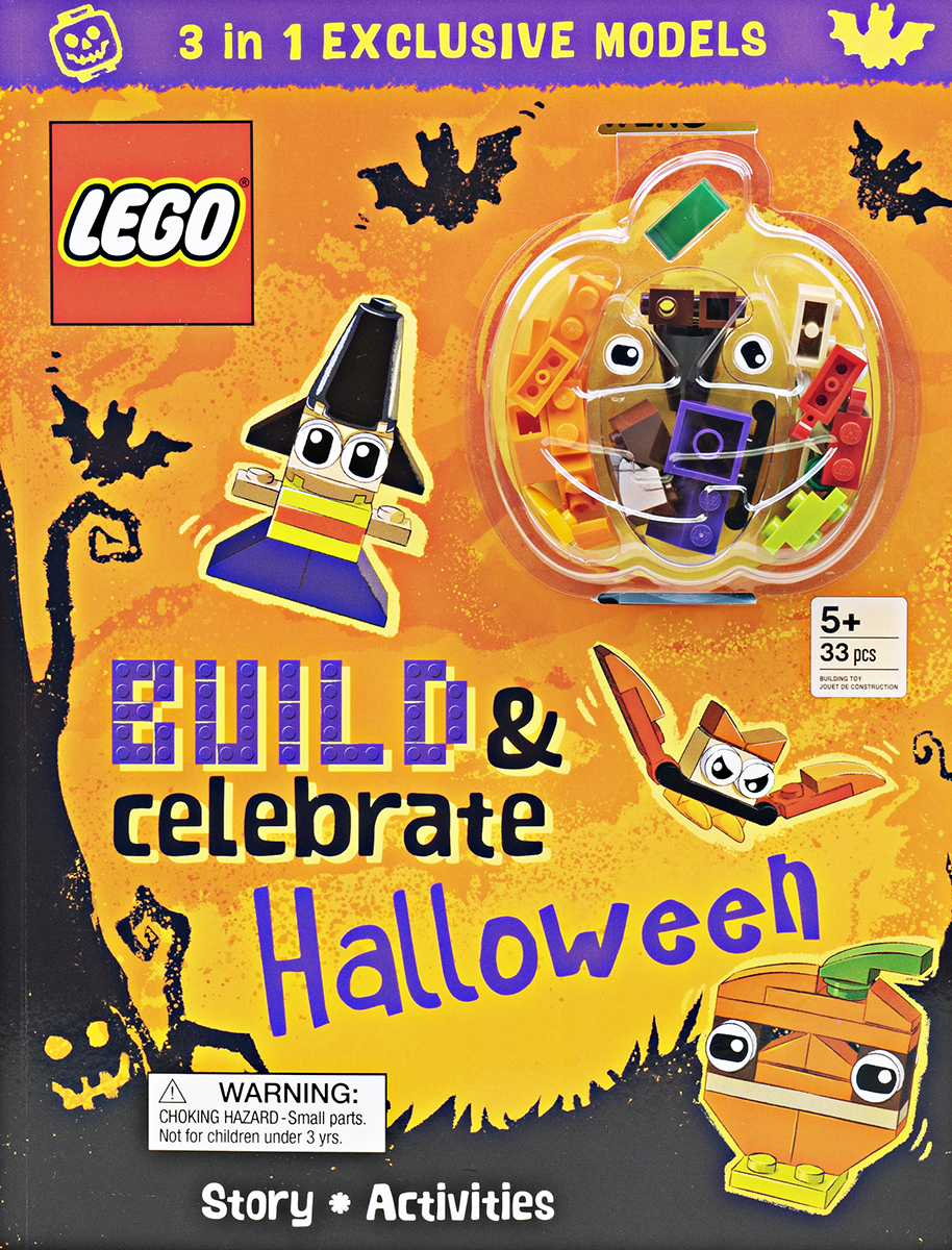  LEGO® Build &amp; Celebrate Halloween Book with 3 Minifigures 