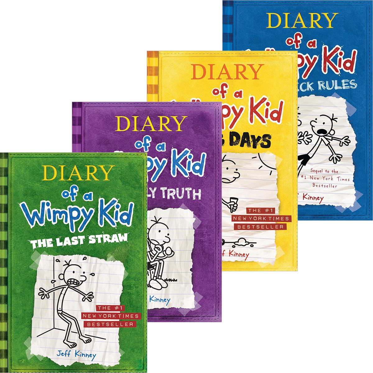  Diary of a Wimpy Kid Series Starter #1-#5 Pack 
