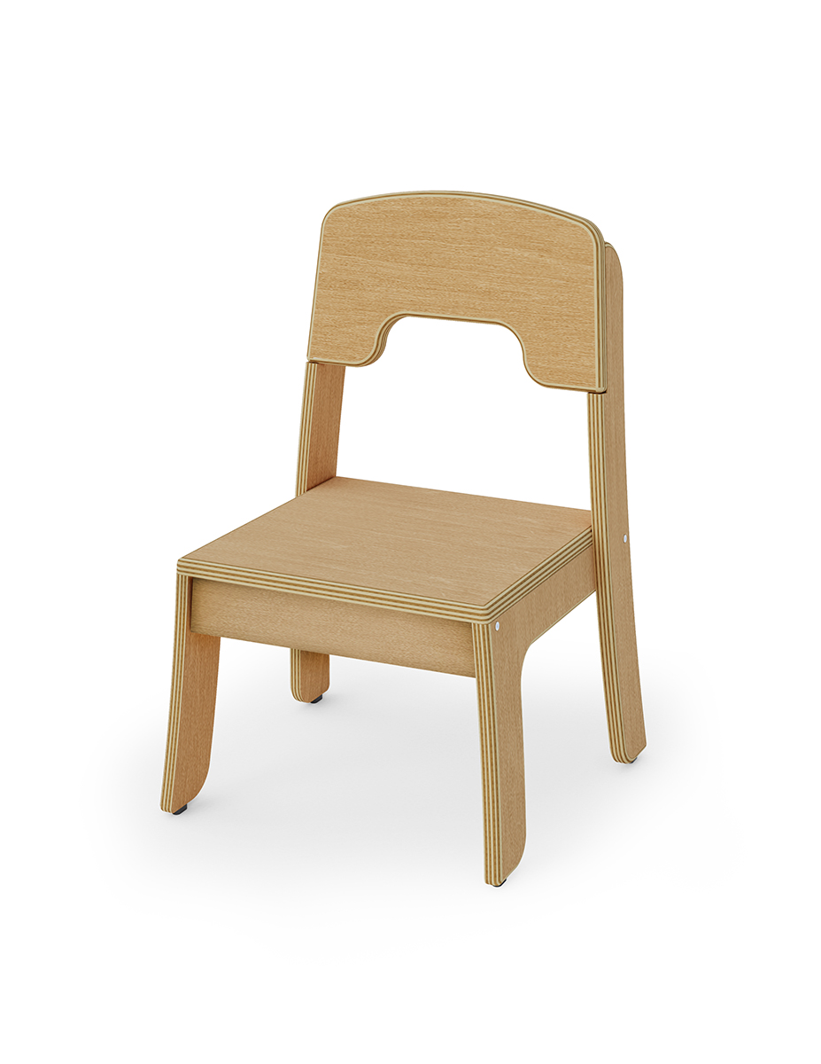 Seoras 25 cm Birch Classroom Chair (Set of 2)