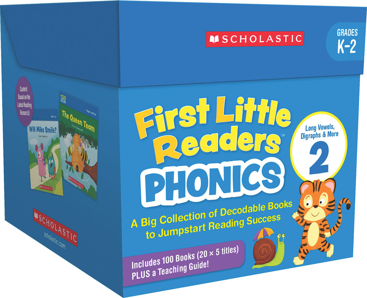 First Little Readers: Phonics Set 2: Long Vowels, Digraphs & More