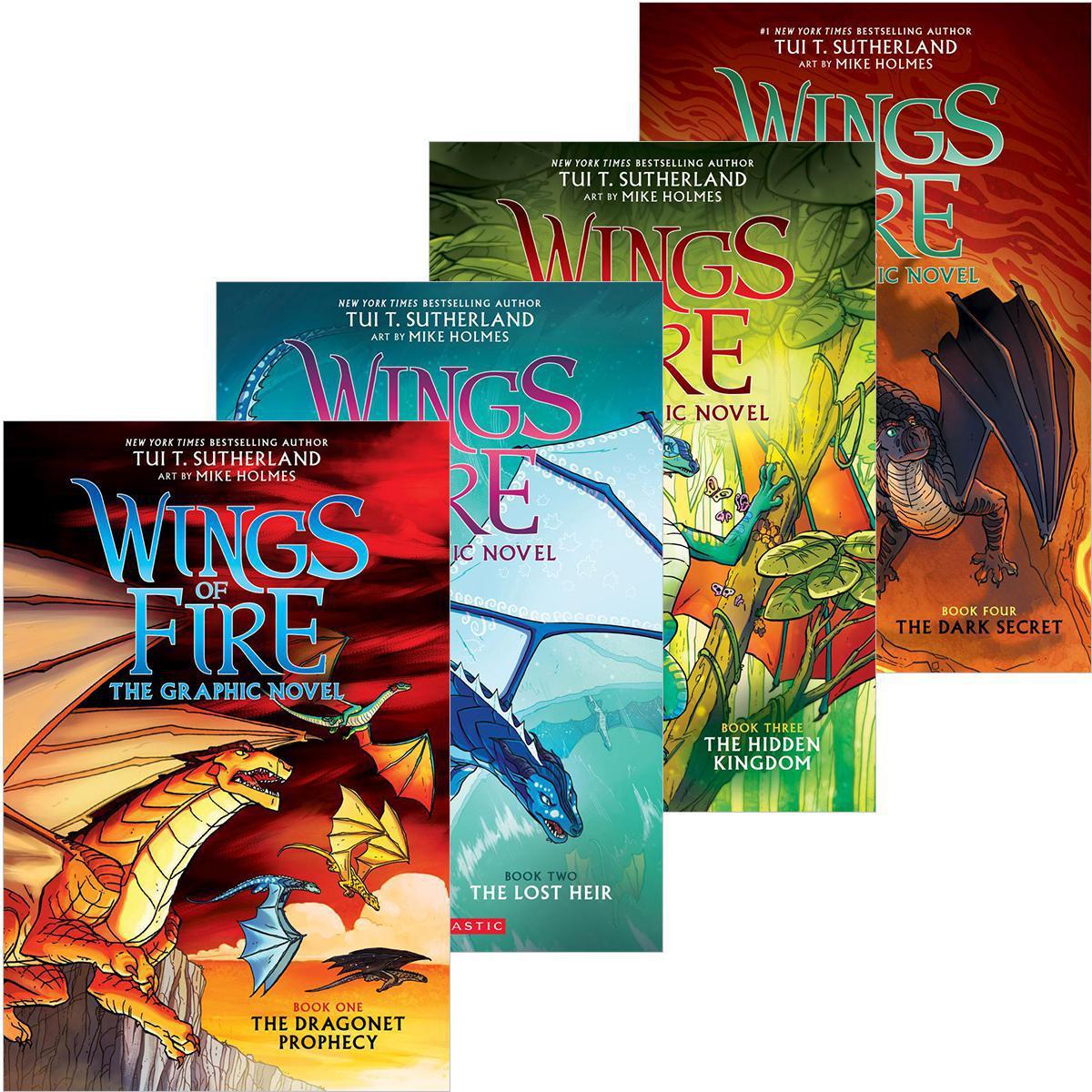 Wings of Fire Library-Bound Graphix #1-#5 Pack