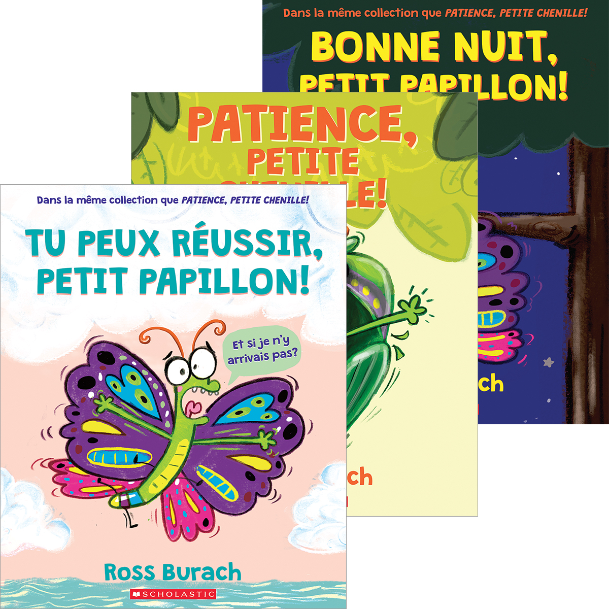  Collection Papillon - 3 livres 