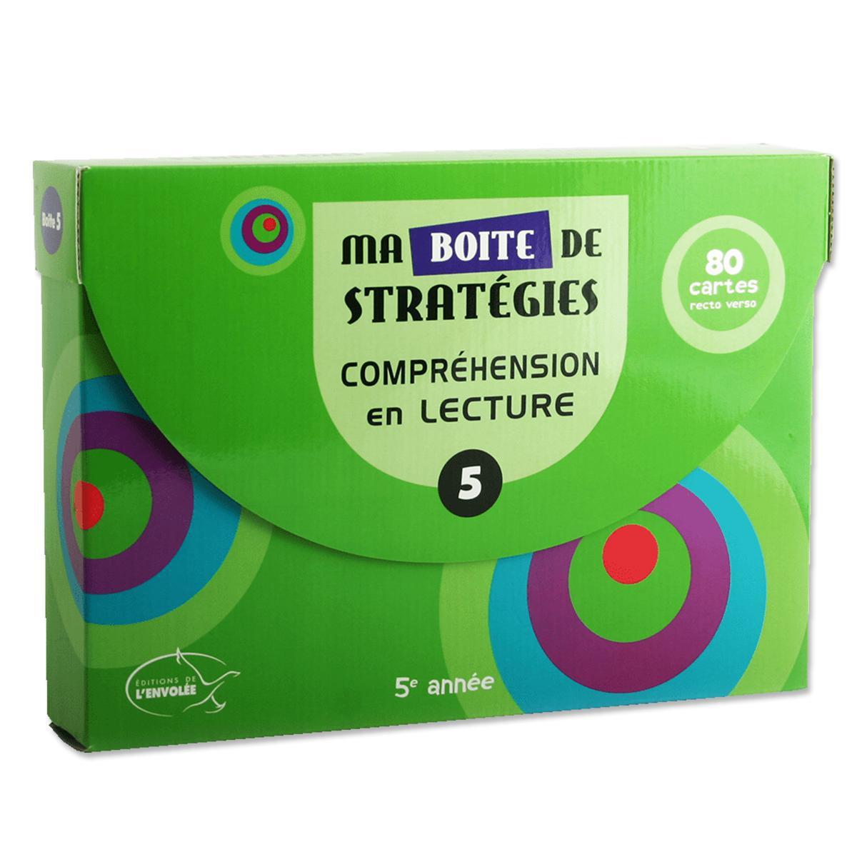  Ma boîte de stratégies : Compréhension en lecture 5 