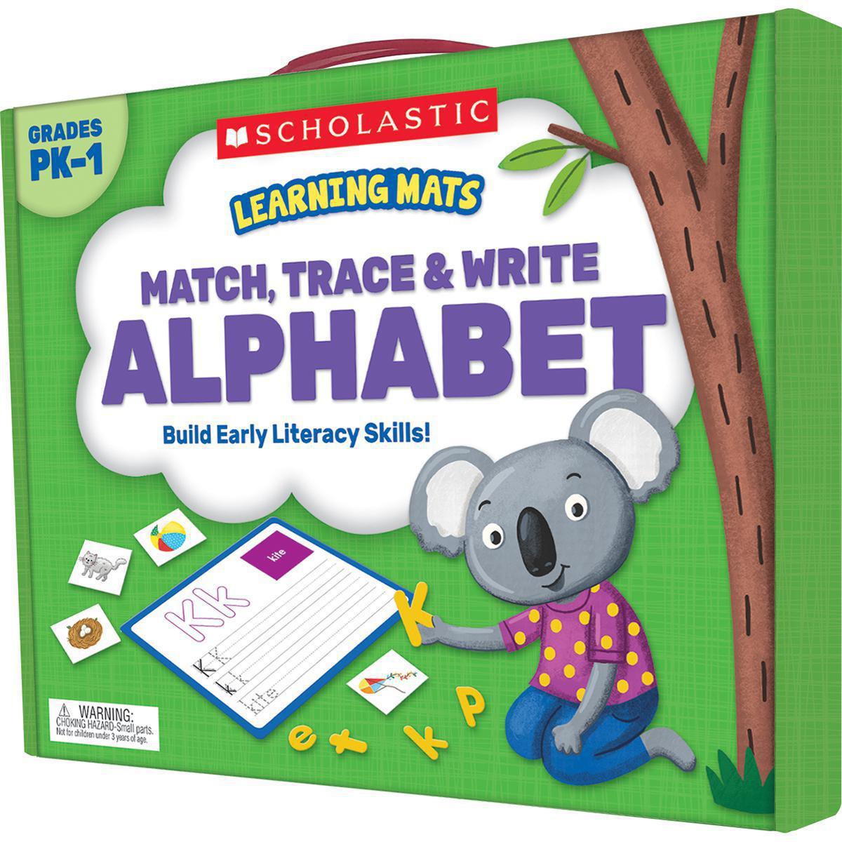Learning Mats: Match, Trace & Write Alphabet