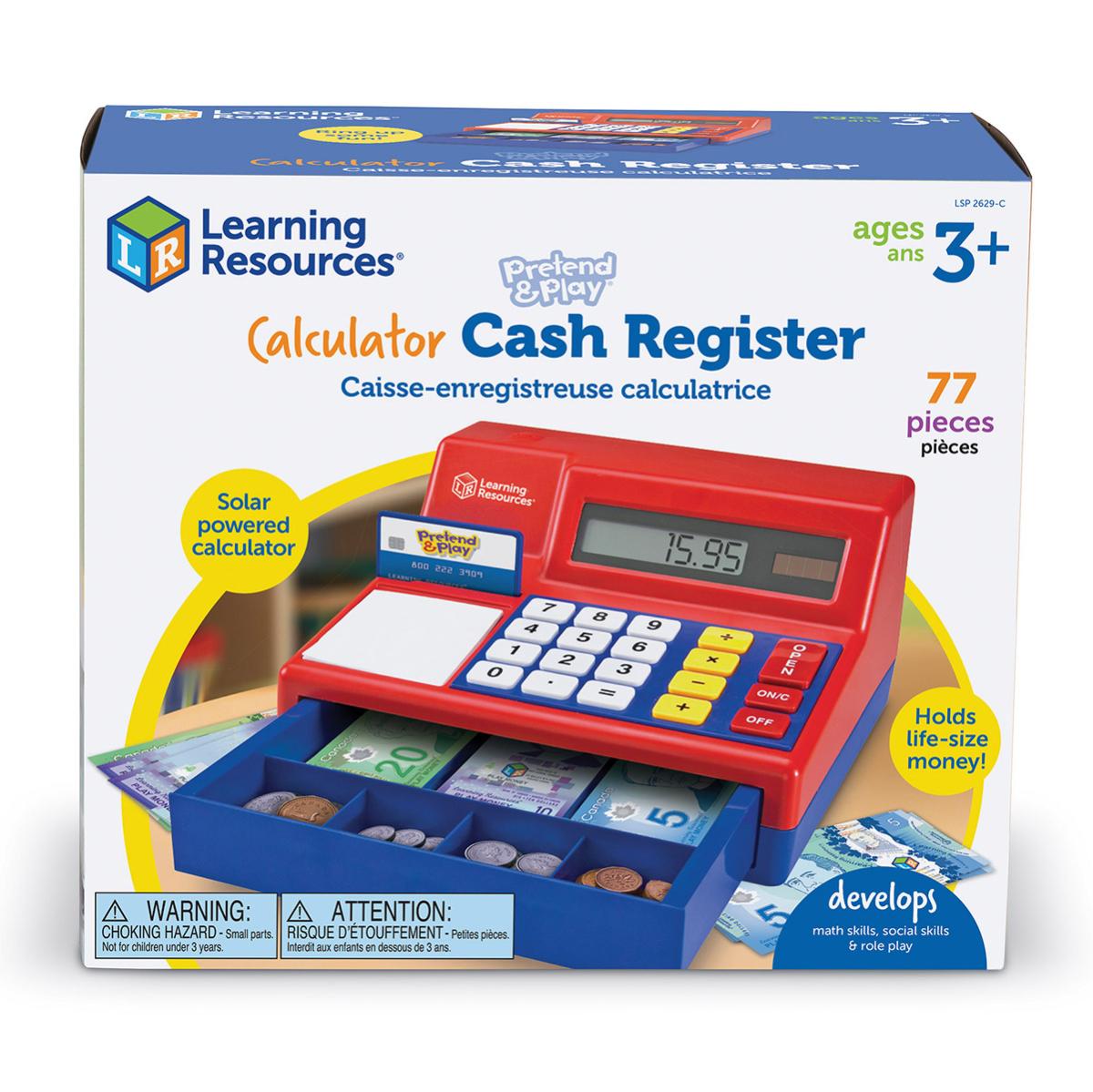 Pretend and Play Calculator Cash Register