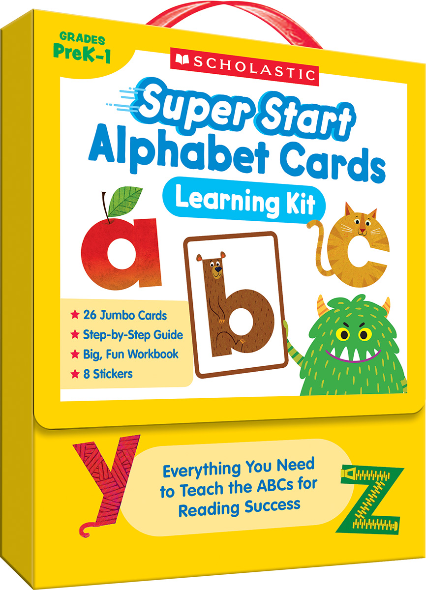 Super Start Alphabet Cards Learning Kit