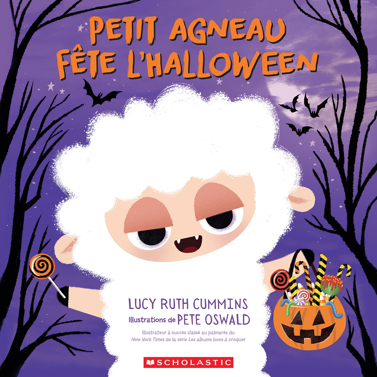 Petit agneau f&ecirc;te l'Halloween