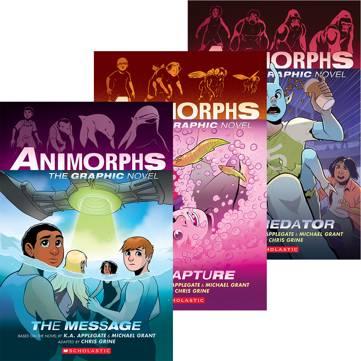  Animorphs #4-#6 Graphic Novel Pack 