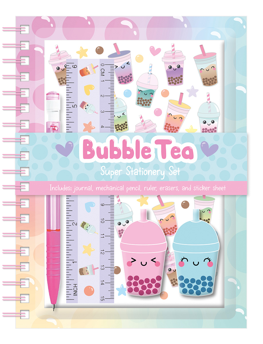  Bubble-Tea Super Stationery Set 