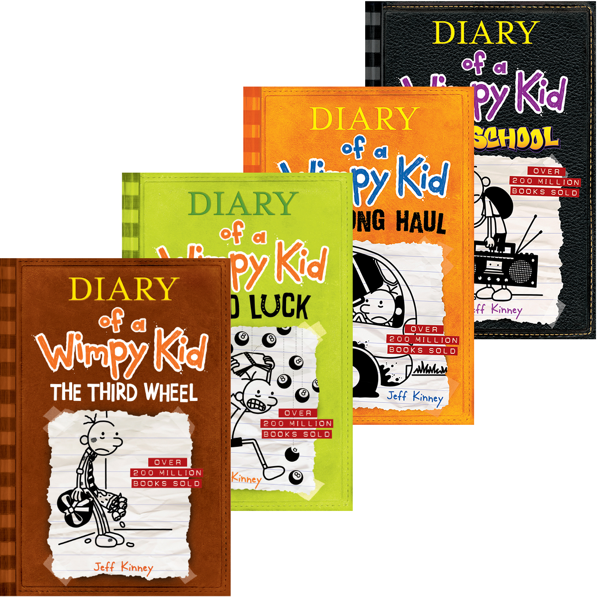  Diary of a Wimpy Kid #7-#12 Pack 