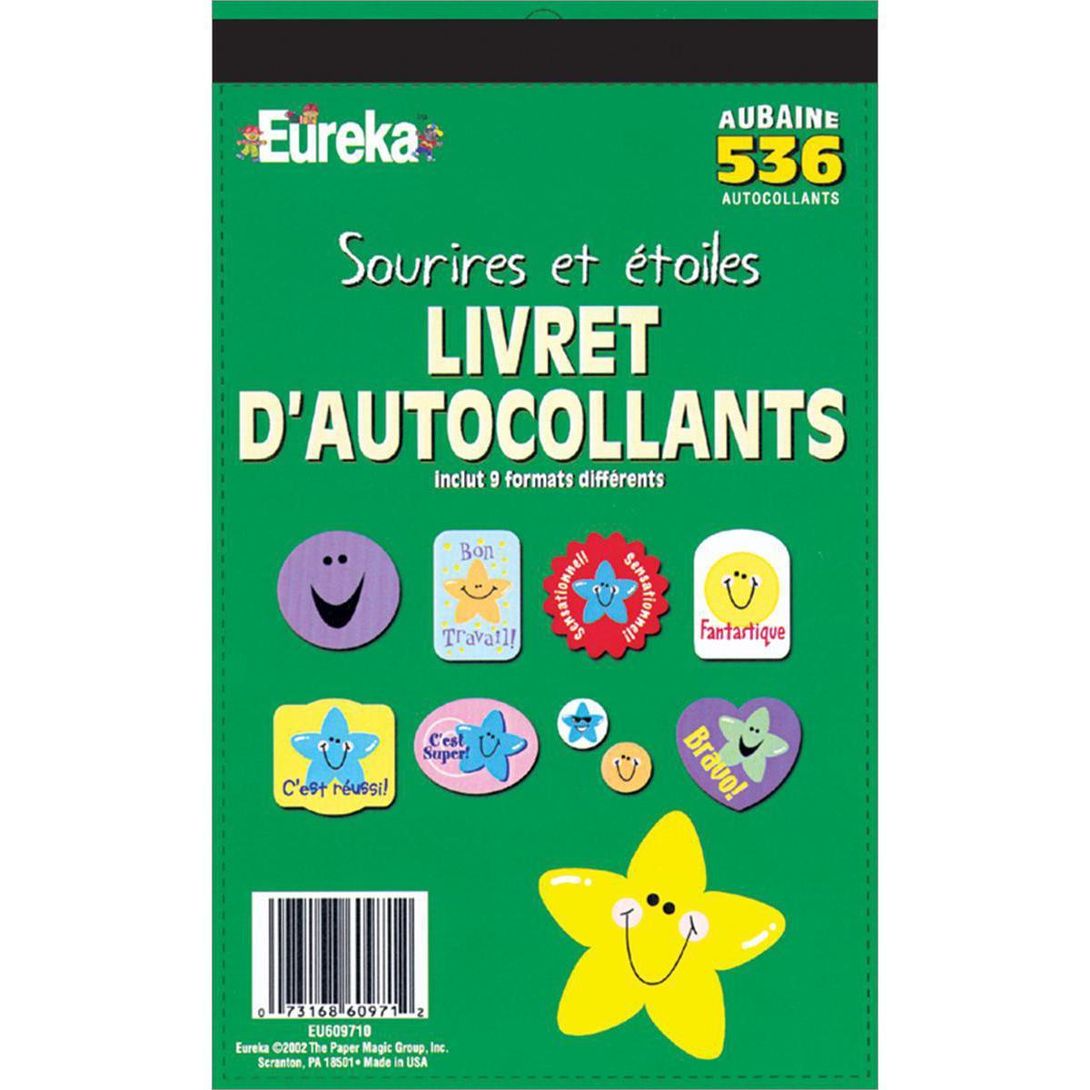 Livret d'autocollants sourires 