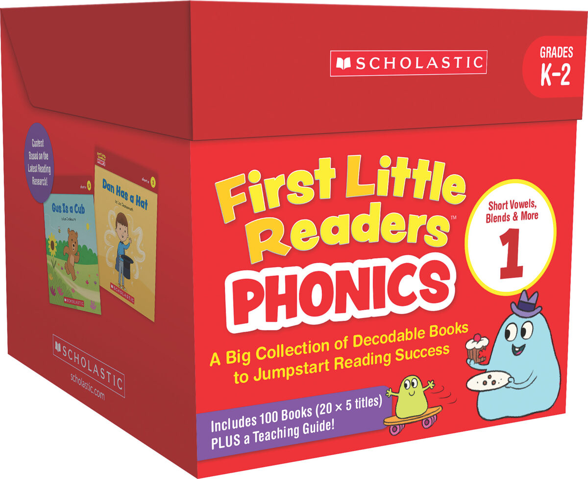 First Little Readers: Phonics Set 1: Short Vowels, Blends & More