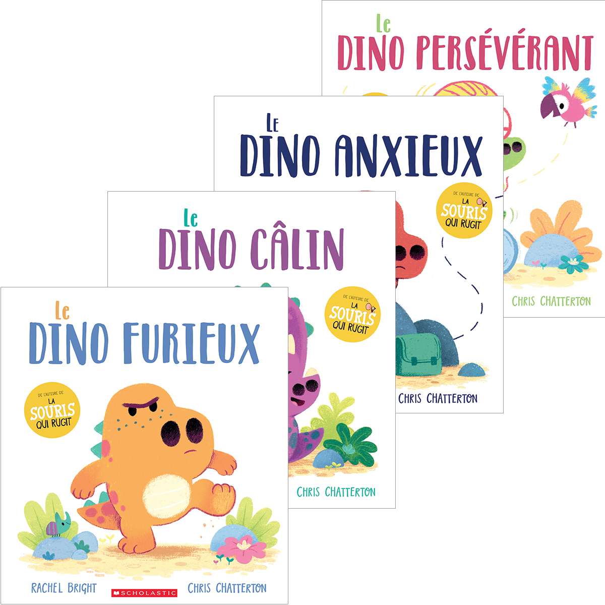  Collection Dinos - 4 livres 