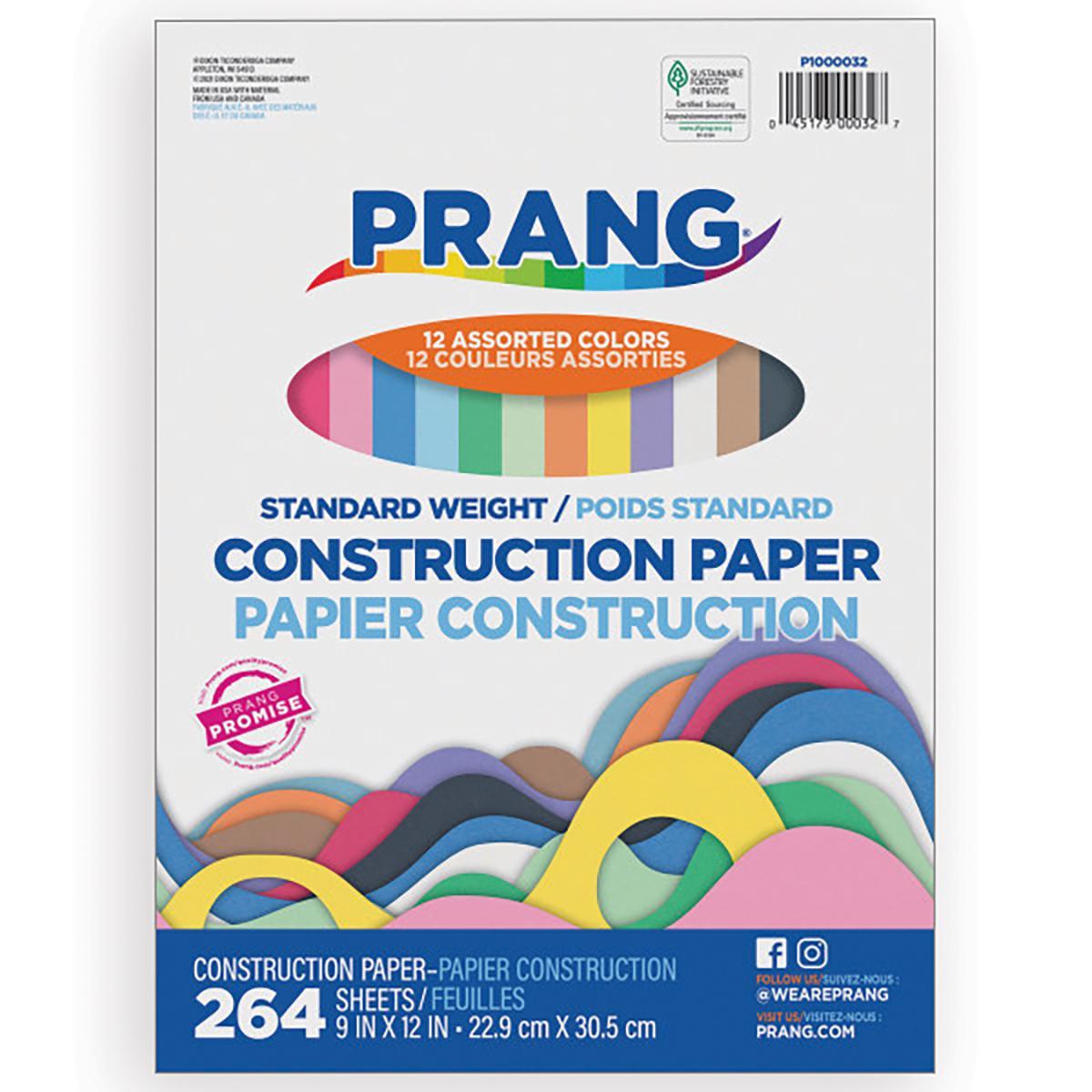 Prang Construction Paper Assorted 264 Sheets