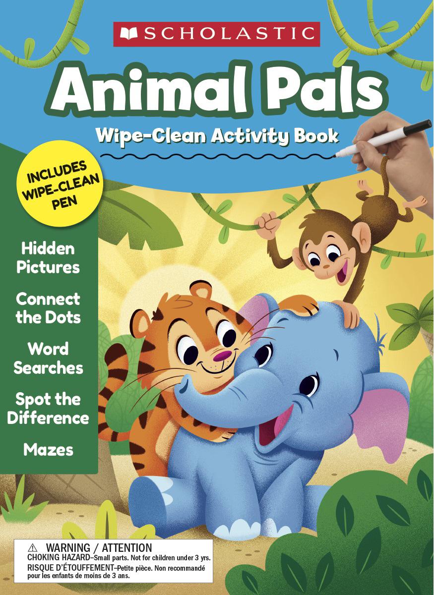  Animal Pals: Wipe-Clean Activity Book 