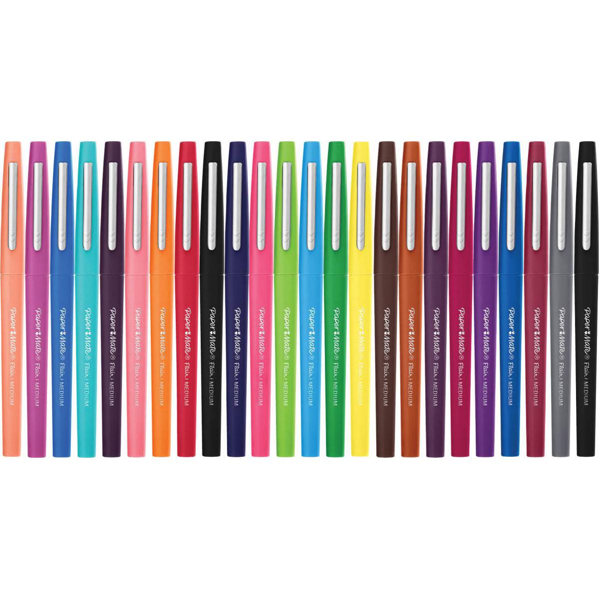  Paper Mate Flair Markers: 24 Felt Tip Pens Pack 