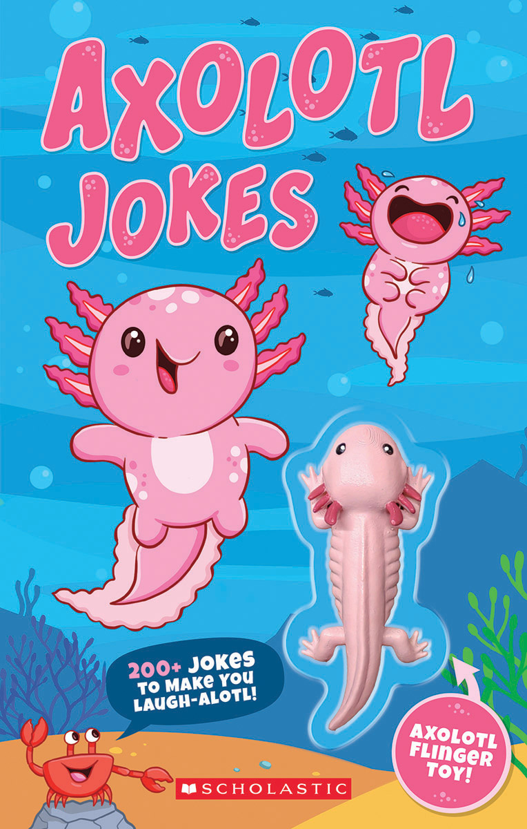 Axolotl Jokes with Flinger Toy