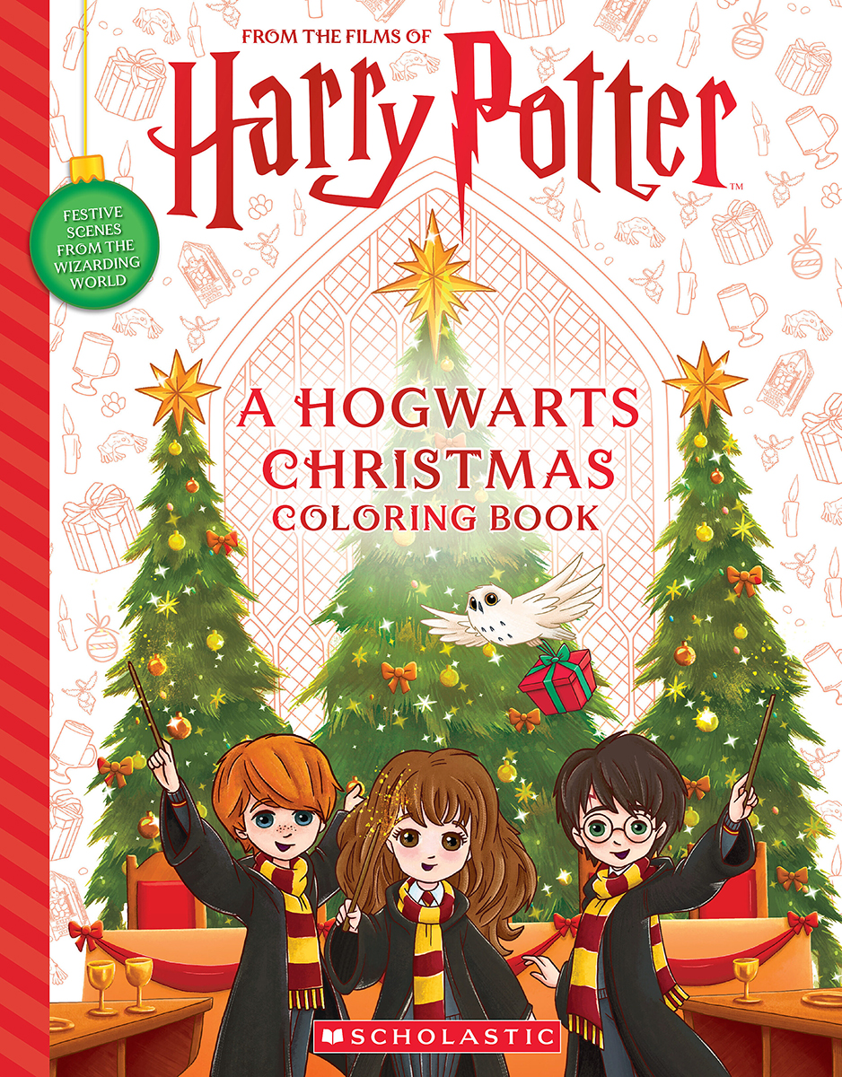  Harry Potter: A Hogwarts Christmas Coloring Book 