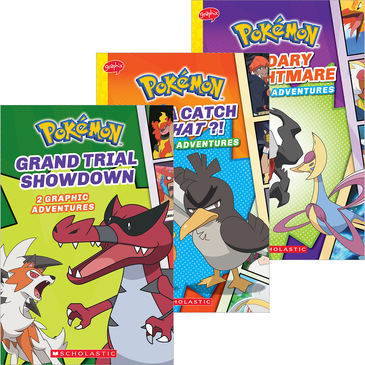 Pok&eacute;mon Graphic Novel #2-#4 Pack